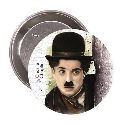 Charlie Chaplin Rozet - Aylak Adam Hobi