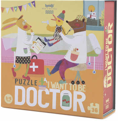 Londji Puzzle 36 Parça I Want To Be Doctor