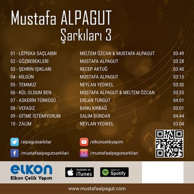 Mustafa Alpagut Şarkıları 3