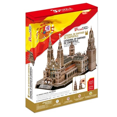 CubicFun-3D Puz.Santiago de Compostela Katedrali - İspanya