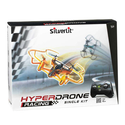 Silverlit Sürpriz HyperDrone Yarış Tekli Kit Gyro 2.4G - 4CH Gyro ( İç Mekan )