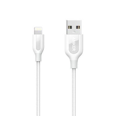 Anker PowerLine+ Lightning 0.9 Mt Örgülü Apple Lisanslı iPhone iPad Kablo - Taşıma Çantalı