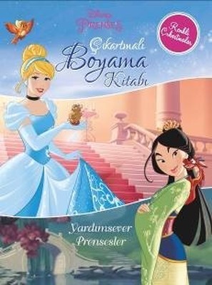 Disney Prenses Çıkartmalı Boyama Kitabı Yardımsever Prensesler