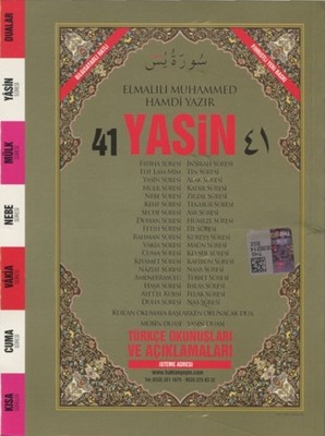 41 Yasin Arapça ve Türkçe Okunuşlu Mealli Mini Boy