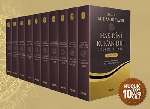 Hak Dini Kur'an Dili Türkçe Tefsiri-10 Kitap Takım