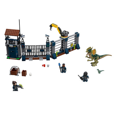 Lego Jurassic World Dilophosaurus Güvenlik Noktası Saldırısı 75931