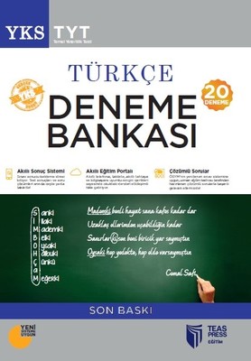 YKS TYT Türkçe Deneme Bankası 20 Deneme