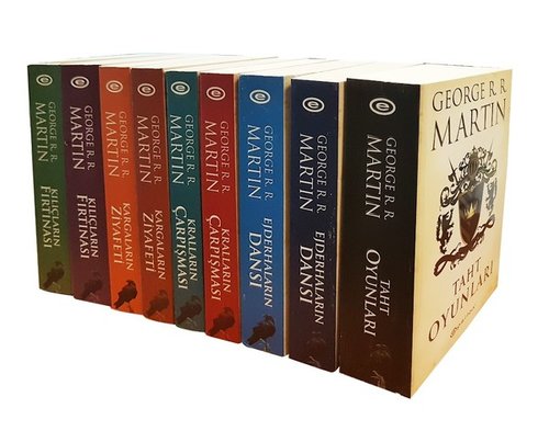 Game Of Thrones Taht Oyunları-9 Kitap Set-Özel Kutulu