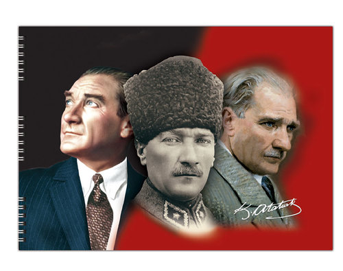 Keskin Color Atatürk Resim Defter 35x50 15 Yaprak
