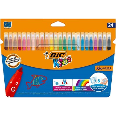 Bic Kids Ultra Yıkanabilir 24'lü Keçeli Boya Kalemi 