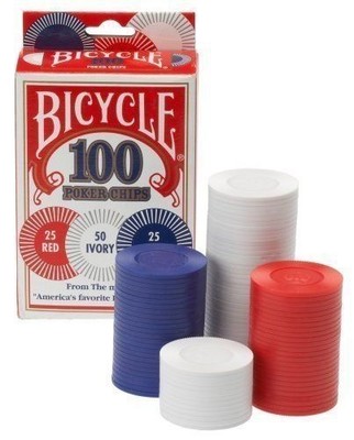 Bicycle-Poker Çipi Plastik 100lü