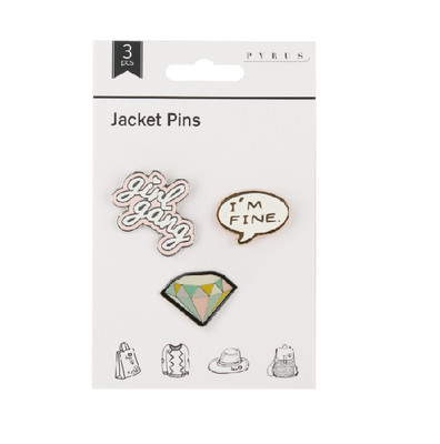 Pyrus 3 Lü Diamond Pin 20180101