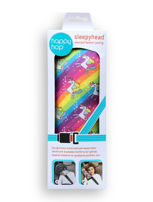 Happy Hop  Emniyet Kemeri Yastığı Sleepyhead Rainbow