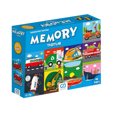 Ca Games 5038 Memory Taşıtlar Eğitici Oyun