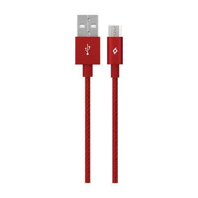 ttec AlumiCable Mini Micro 30 cm Kırmızı USB Şarj Kablosu 
