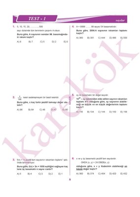 Matematik Zoru Bankası