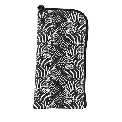 Chumac Gözlük Kılıfı Zebra Deseni Deri 10x18.5 Cm