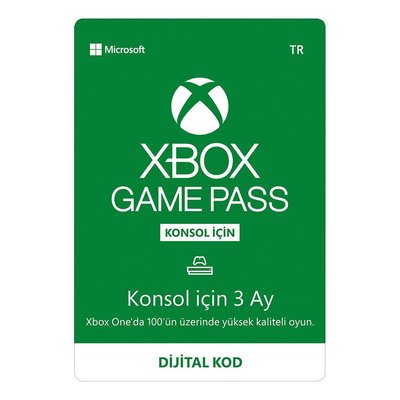 Xbox Game Pass Konsol İçin 3 Ay