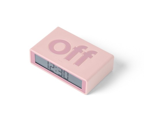 Lexon Flip Mini Alarmlı Saat Pembe