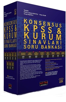 2019 Konsensus KPSS ve Kurum Sınavları Hukuk Soru Bankası