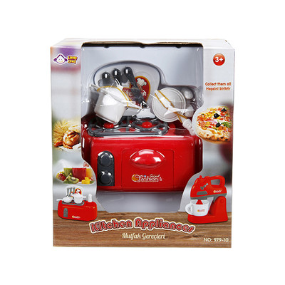 Little Chef Mutfak Gereçleri Mini Blender/Ekmek Kızartma Makinesi/Ocak/Meyve Sıkacağı 4A.1320