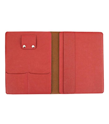 LeColor Deri Notebook Çantası Kırmızı