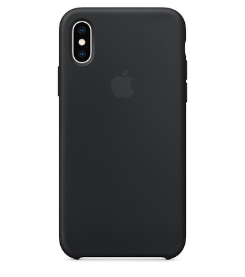 Apple iPhone XS Siyah Silikon Kılıf MRW72ZM/A