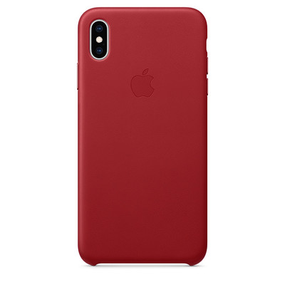 Apple iPhone XS Max Leather Case Telefon Kılıfı Kırmızı ZML MRWQ2ZM/A