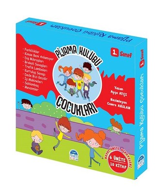 1.Sınıf Pijama Kulübü Çocukları-Türkçe Tema Hikayeleri-10 Kitap Takım