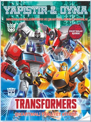 Transformers-Yapıştır ve Oyna-Çıkartmalı Faaliyet Kitabı