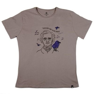 Can Dükkan T-Shirt Erkek L Edgar Allan Poe