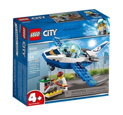 Lego City Gökyüzü Polisi Jet Devriye 60206
