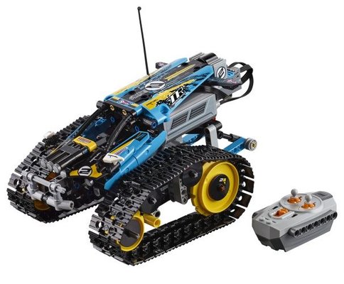 LEGO 42095 Technic Uzaktan Kumandalı Gösteri Yarışçısı Yapım Kiti - 324 Parça