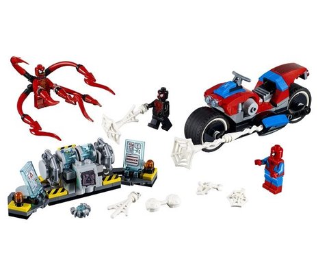 Lego Marvel Spider-Man Motosikletli Kurtarma 76113