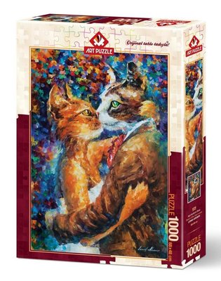 Art Puzzle 4226 Aşık Kedilerin Dansı 1000 Parça Puzzle