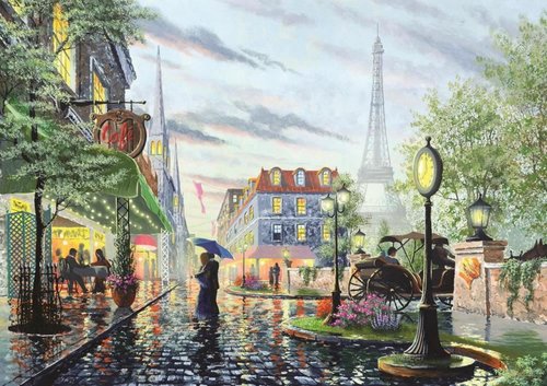 Art Puzzle 4574 Yaz Yağmuru Paris 2000 Parça Puzzle 