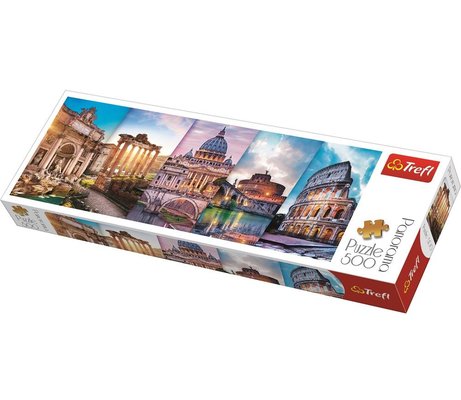 Trefl 500 Parça İtalya Seyahati Panorama Puzzle 29505