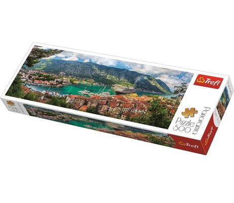 Trefl 500 Parça Karadağ Kotor Şehri Panorama Puzzle 29506