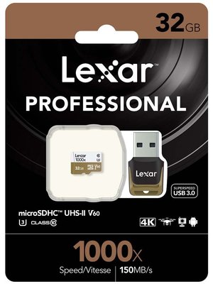 Lexar 32GB 1000X MICROSDHC RDR BL EU LEXAR