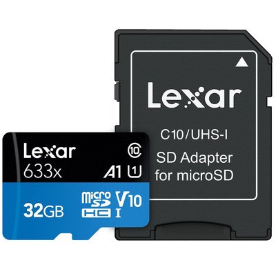 Lexar 633x Class 10 UHS-I U1 32 GB Micro SD Kart