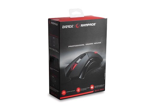 Rampage DLM355 Makrolu USB Siyah Oyuncu Mouse 