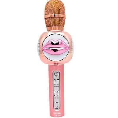 Doppler Lips200 Bluetooth Speaker Karaoke Çocuk Mikrofonu - Pembe