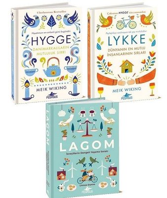 Hygge+Lykke+Lagom-3 Kitap Takım