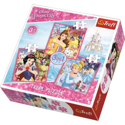 Trefl Puzzle 34833 Disney Princess The Enchanted Wo 3'ü 1 Arada Puzzle