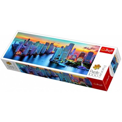 Trefl Puzzle 1000 Miami After Dark Panorama 29027