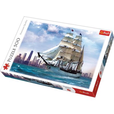 Trefl Puzzle 500 Sailing Against Chicago 37120