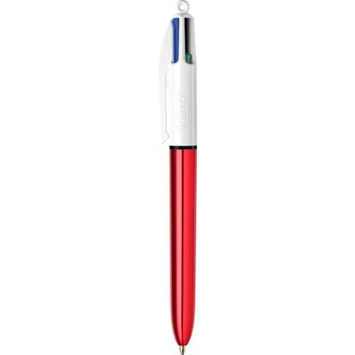 Bic 4 Renkli Tükenmez Kalem Shine Kırmızı