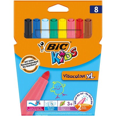 Bic Visa Color 8'li Keçeli Boya Kalemi