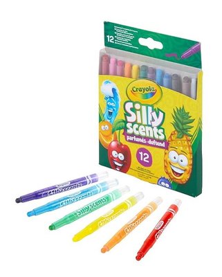 Crayola Silly Scents Çevrilebilen Pastel Boya Kalemi 12'Li