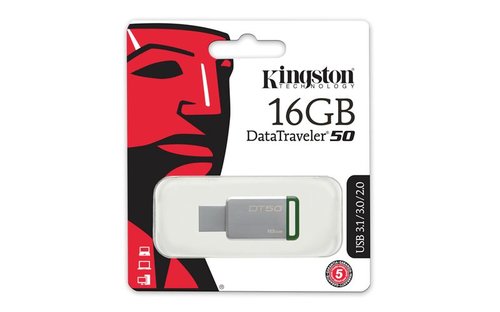 Kingston Metal Kasa USB 3.1 Flash DT50/16GB
